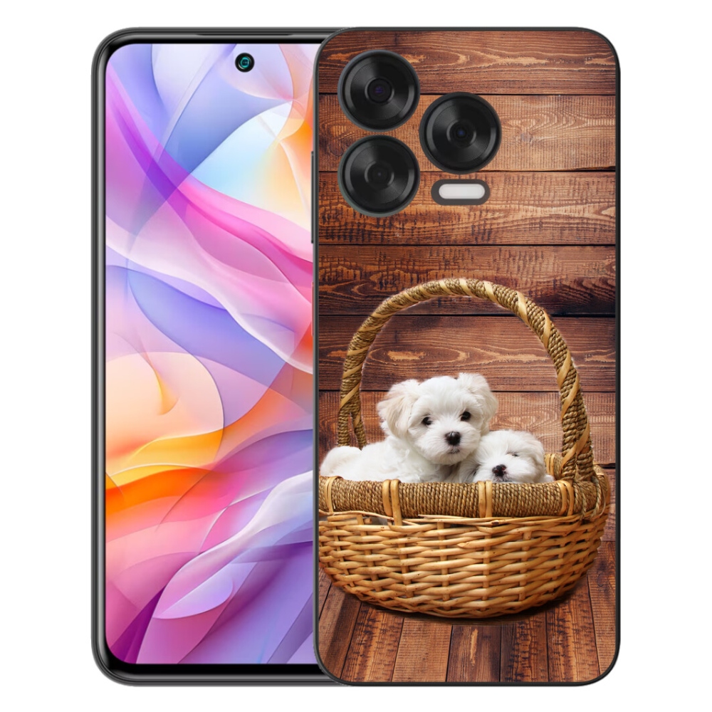 Gelový kryt mmCase na ZTE Blade V70 Vita - štěňátka