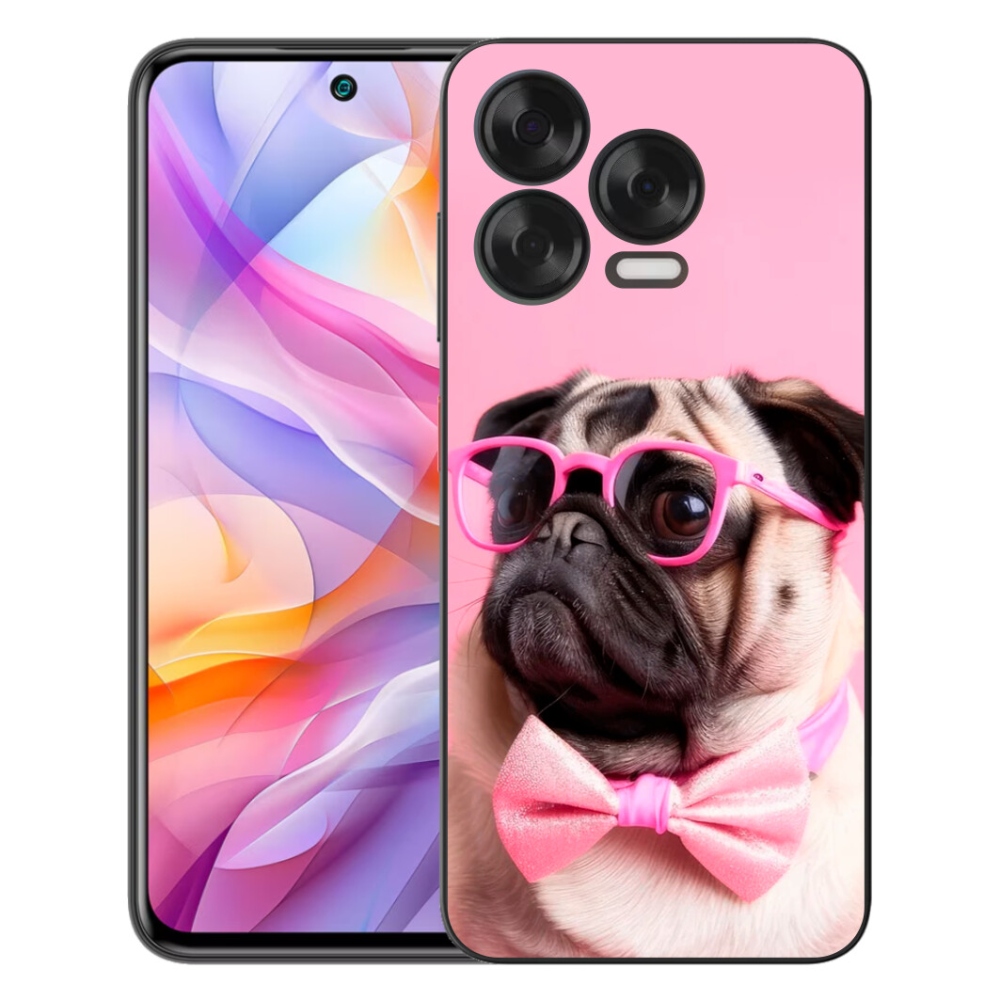 Gelový kryt mmCase na ZTE Blade V70 Vita - stylový mops