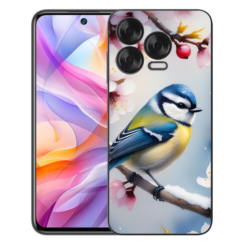Gelový kryt mmCase na ZTE Blade V70 Vita - sýkorka