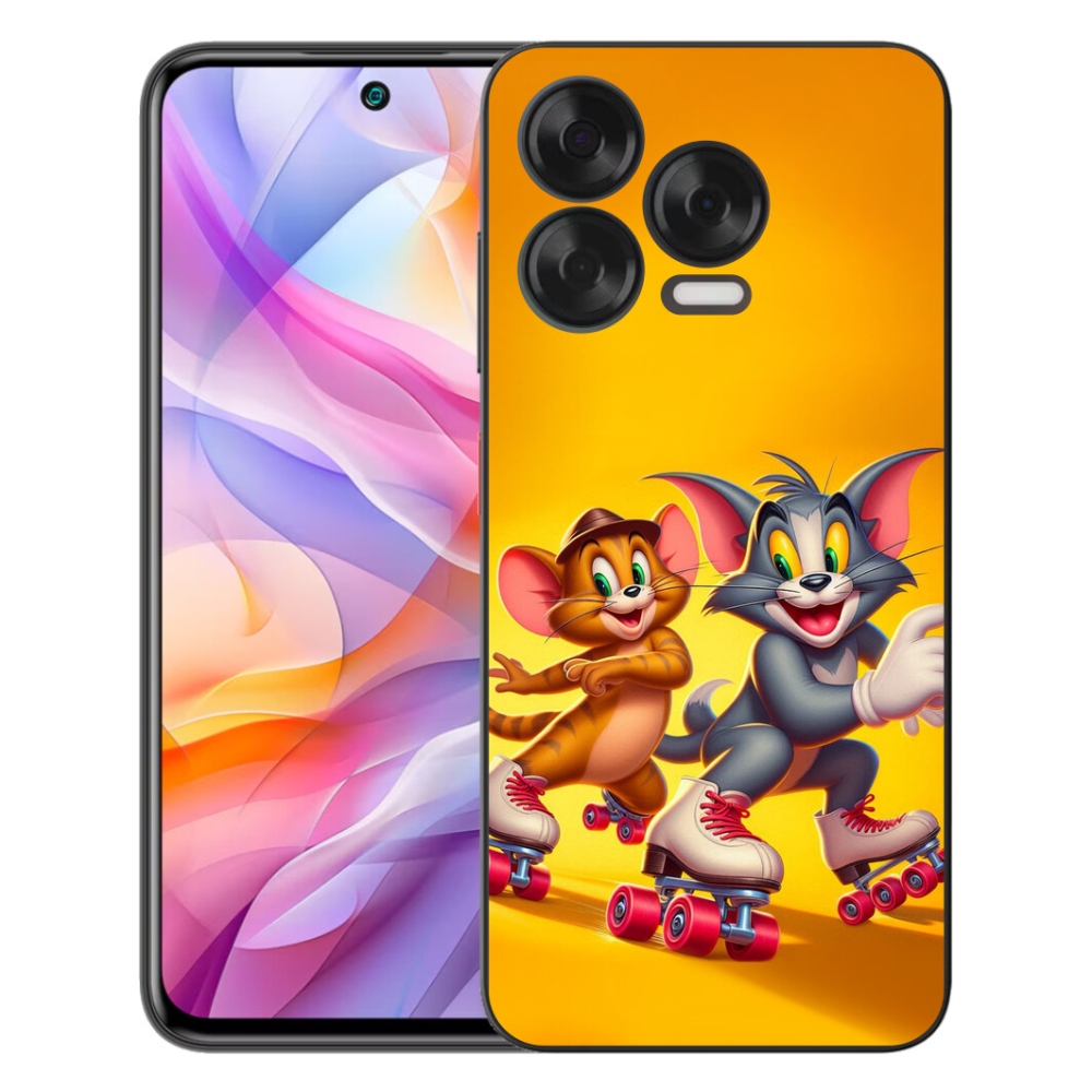 Gelový kryt mmCase na ZTE Blade V70 Vita - tom a jerry