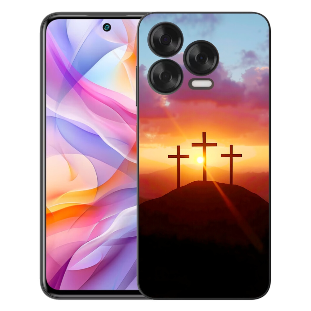 Gelový kryt mmCase na ZTE Blade V70 Vita - tři kříže