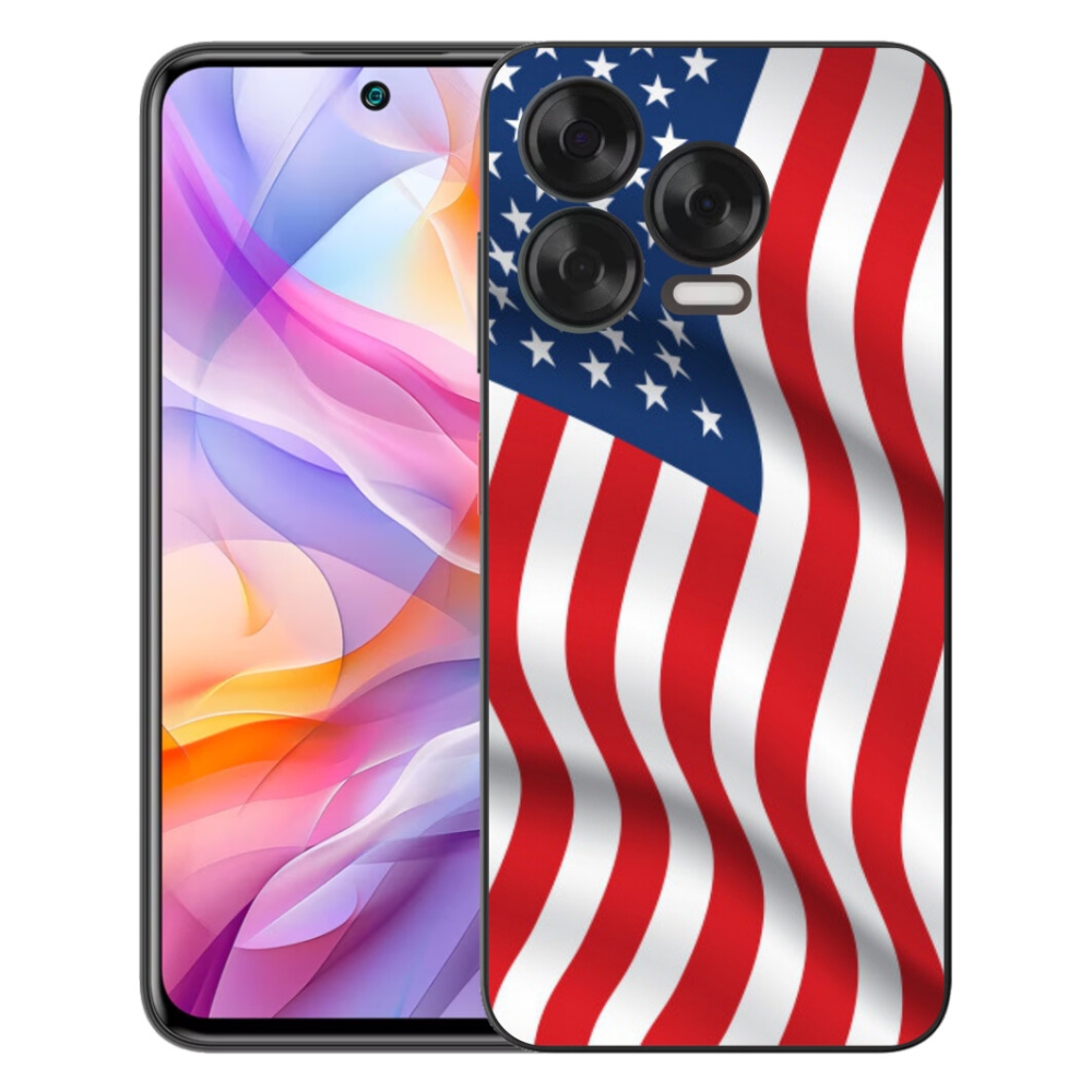 Gelový kryt mmCase na ZTE Blade V70 Vita - USA vlajka
