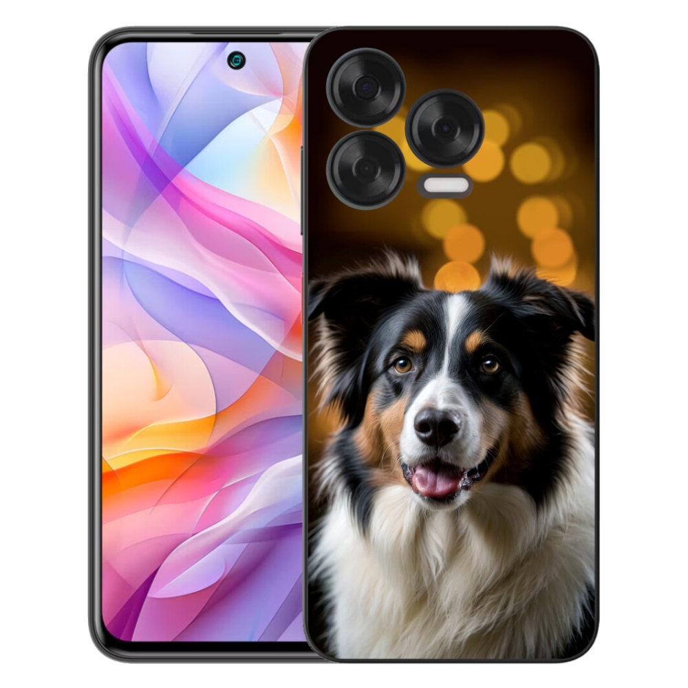 Gelový kryt mmCase na ZTE Blade V70 Vita - usměvavý australský ovčák