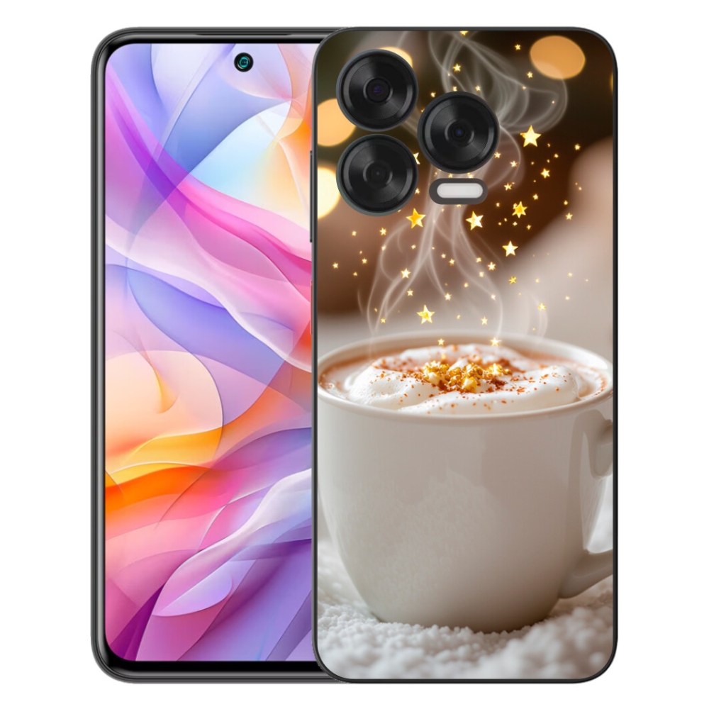Gelový kryt mmCase na ZTE Blade V70 Vita - vánoční horký nápoj