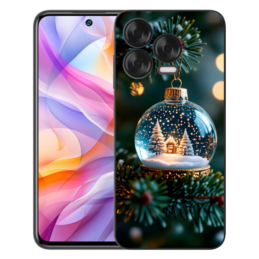 Gelový kryt mmCase na ZTE Blade V70 Vita - vánoční koule 2