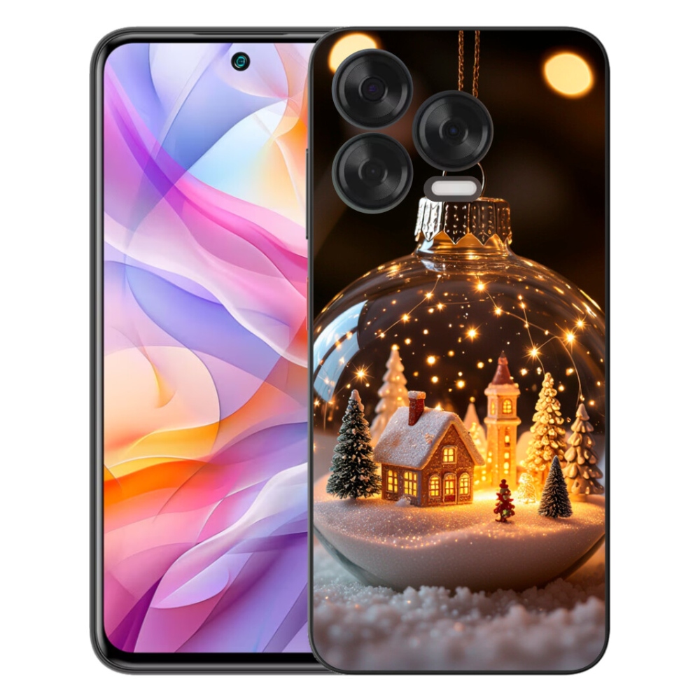 Gelový kryt mmCase na ZTE Blade V70 Vita - vánoční koule 3