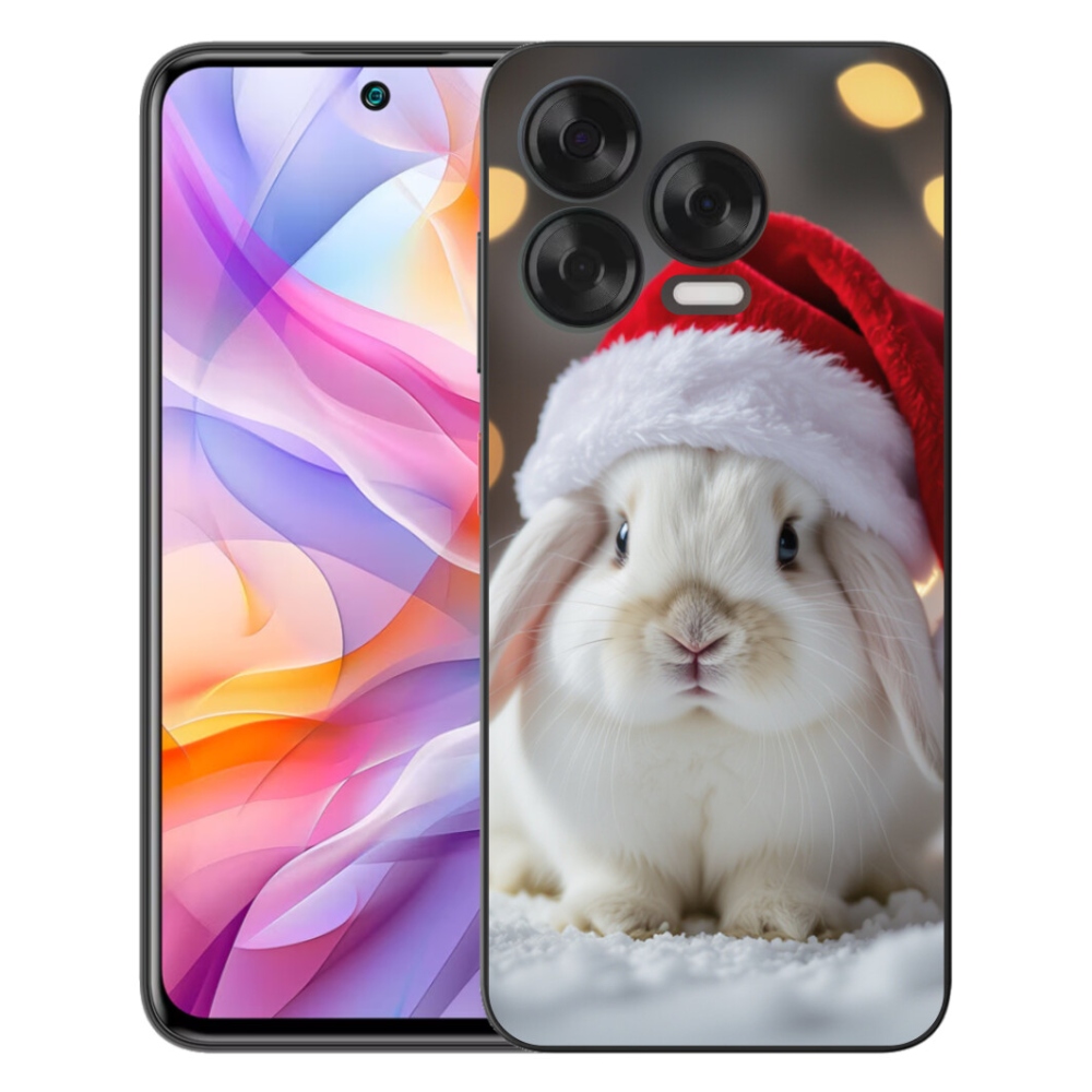 Gelový kryt mmCase na ZTE Blade V70 Vita - vánoční králík