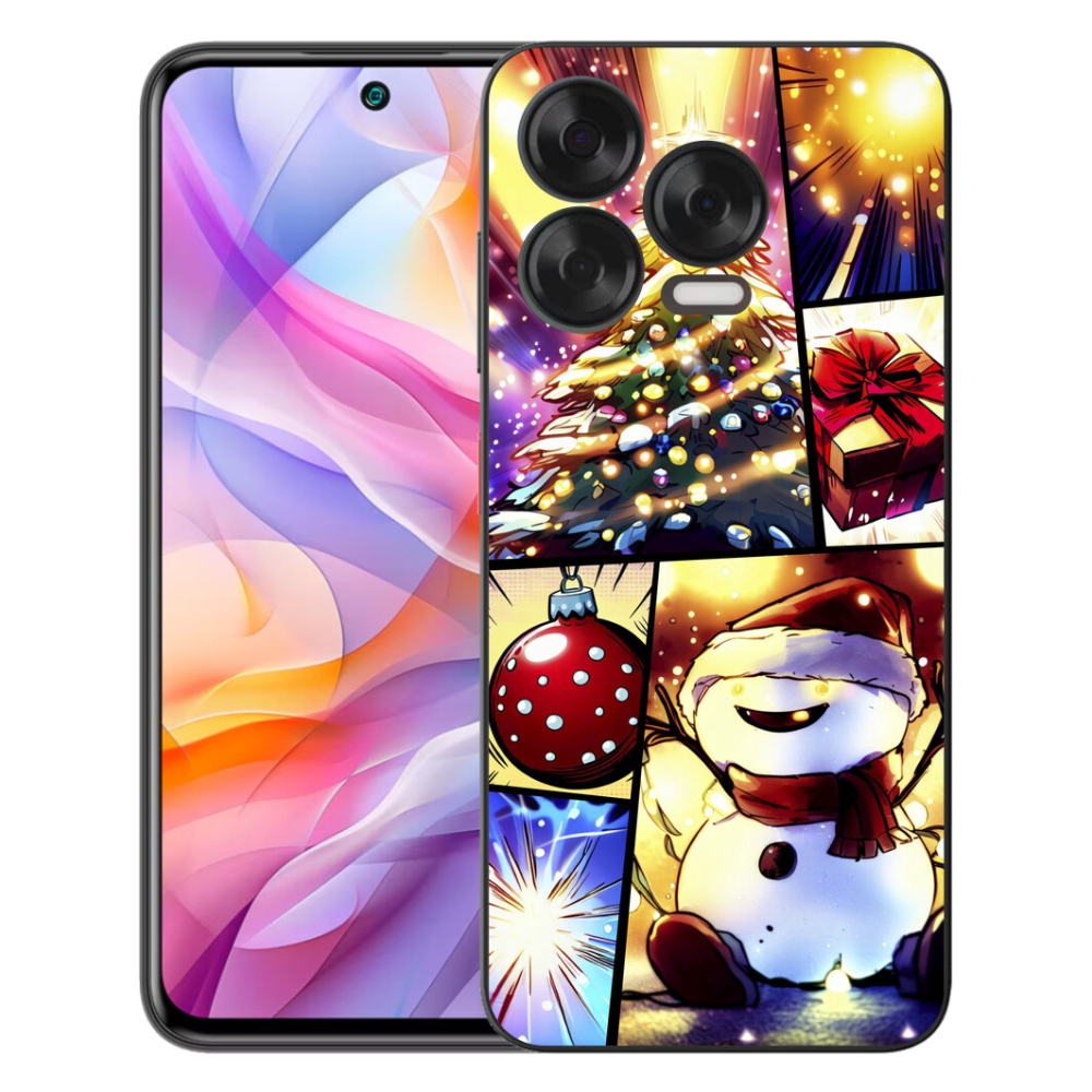 Gelový kryt mmCase na ZTE Blade V70 Vita - vánoční motivy 1