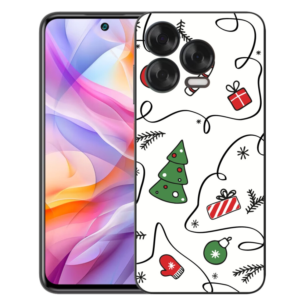 Gelový kryt mmCase na ZTE Blade V70 Vita - vánoční motivy