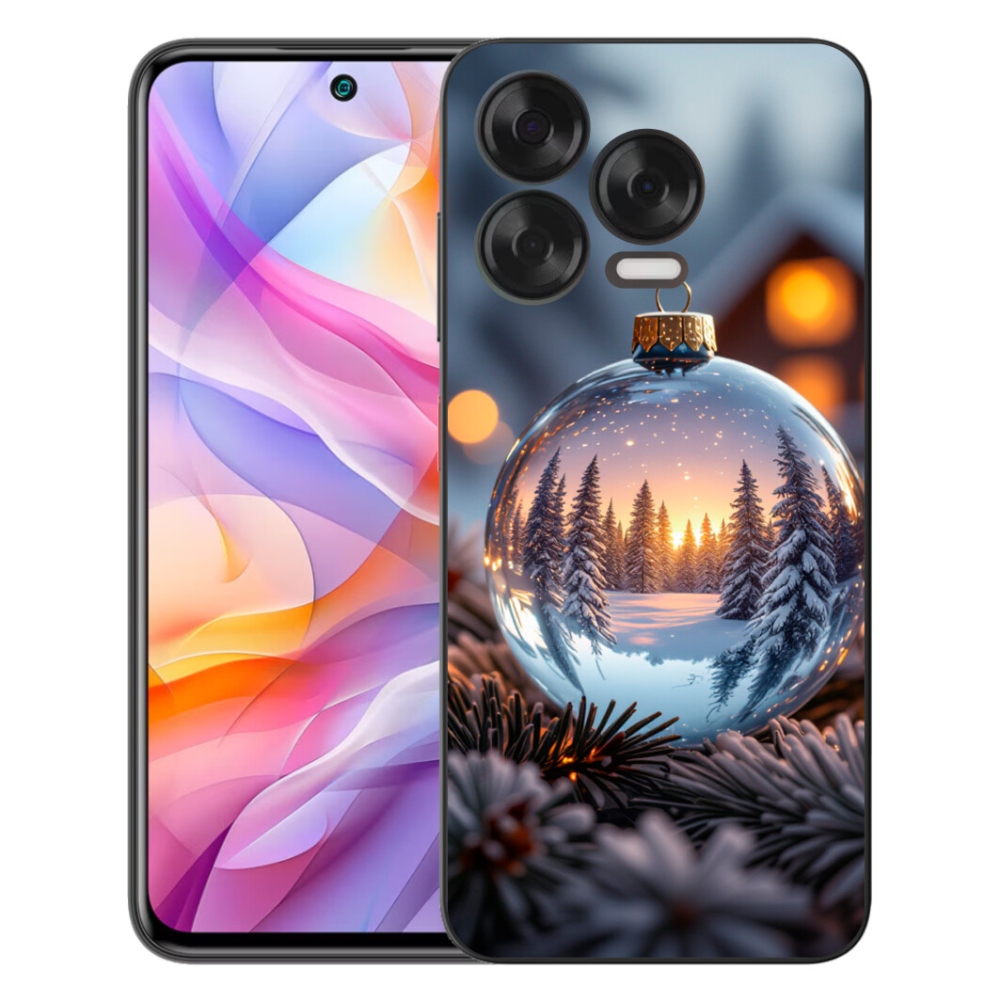 Gelový kryt mmCase na ZTE Blade V70 Vita - vánoční ozdoba