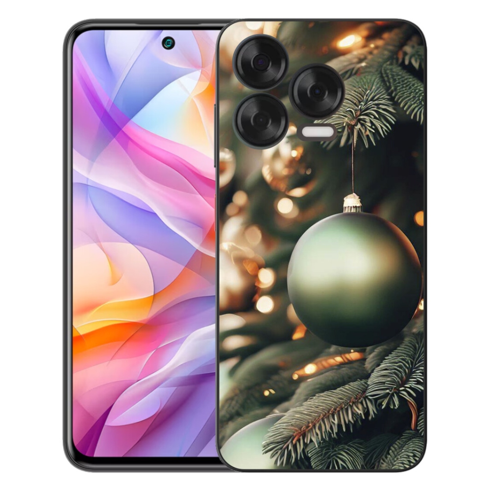 Gelový kryt mmCase na ZTE Blade V70 Vita - vánoční ozdoby 1