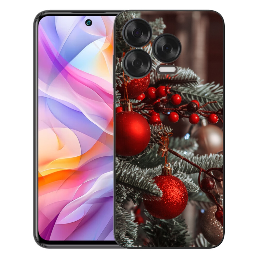 Gelový kryt mmCase na ZTE Blade V70 Vita - vánoční ozdoby 2