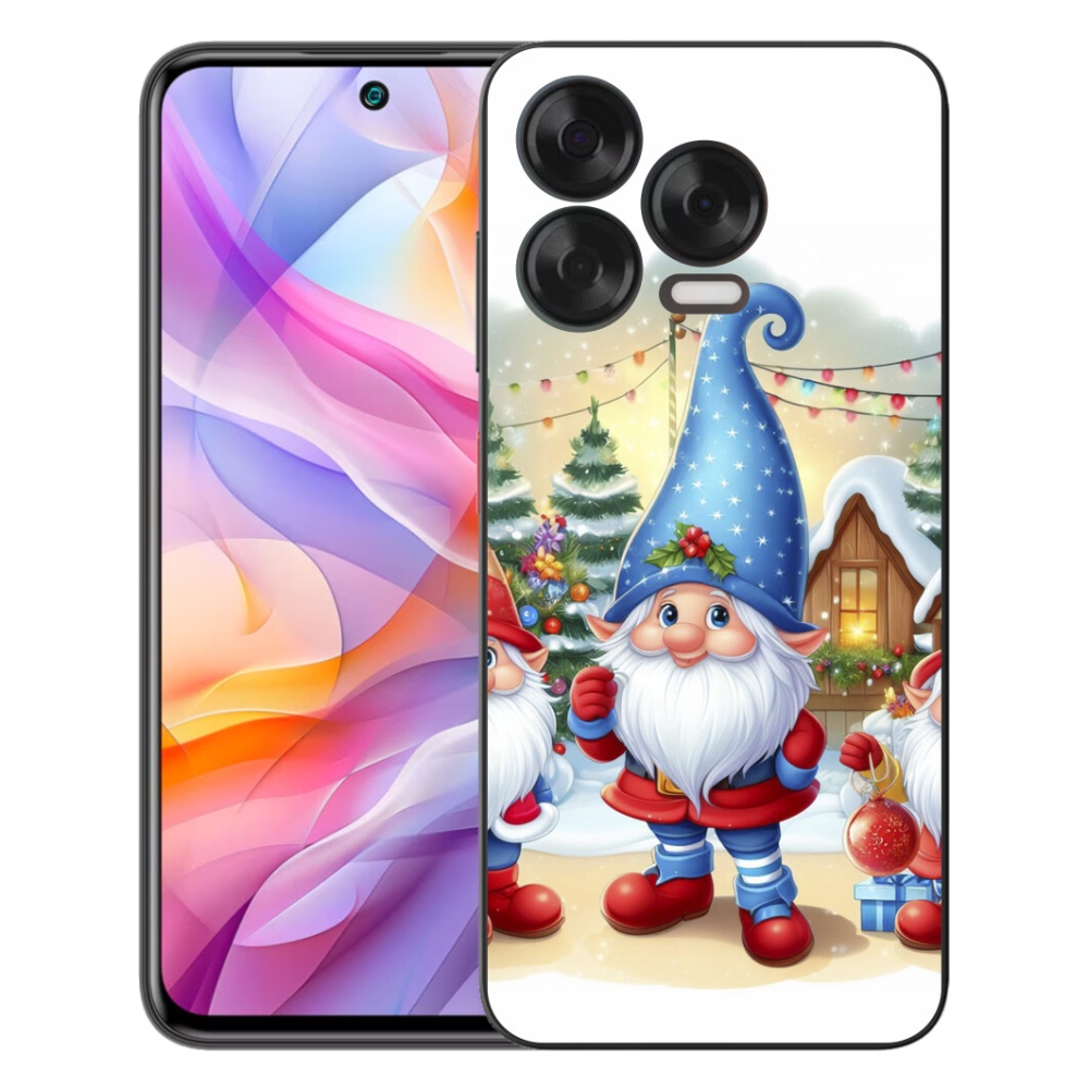 Gelový kryt mmCase na ZTE Blade V70 Vita - vánoční skřítci