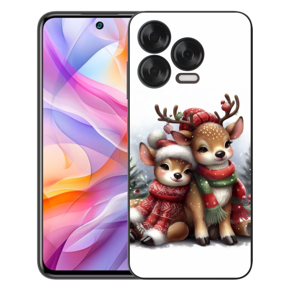 Gelový kryt mmCase na ZTE Blade V70 Vita - vánoční sobi