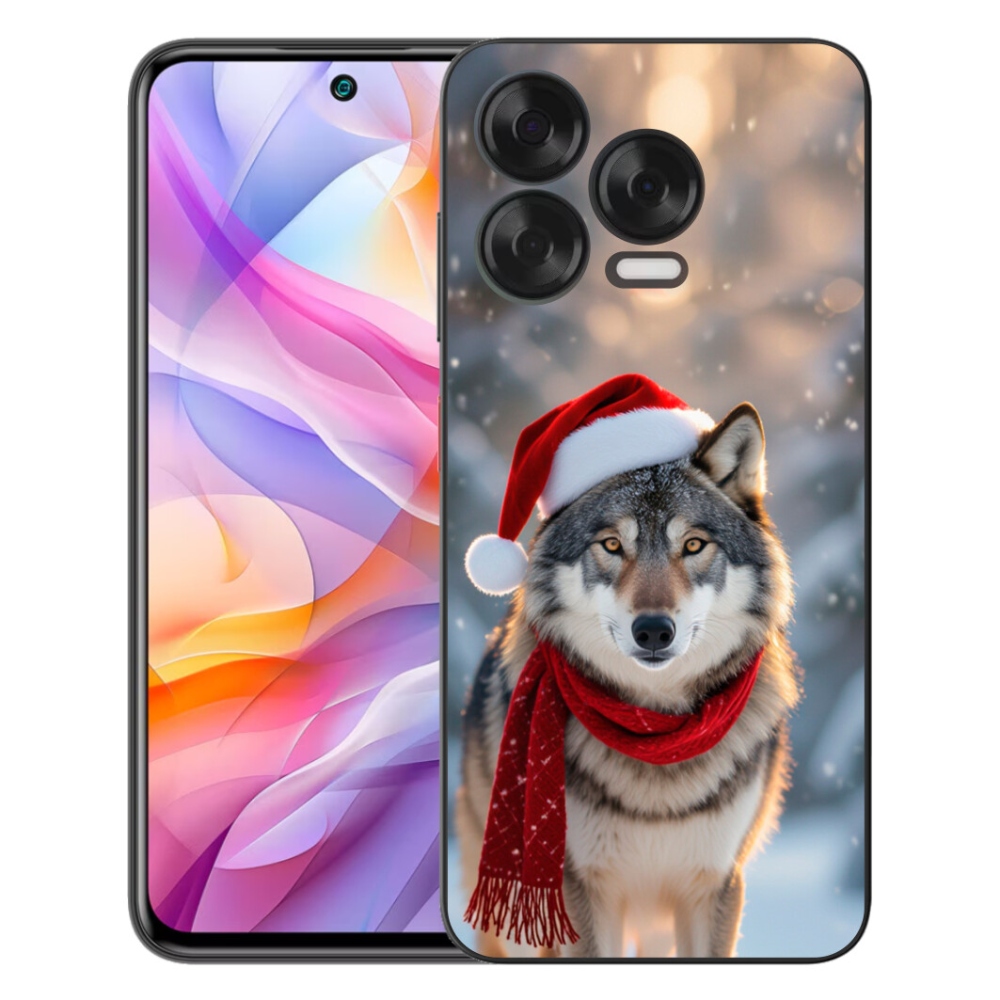 Gelový kryt mmCase na ZTE Blade V70 Vita - vánoční vlk