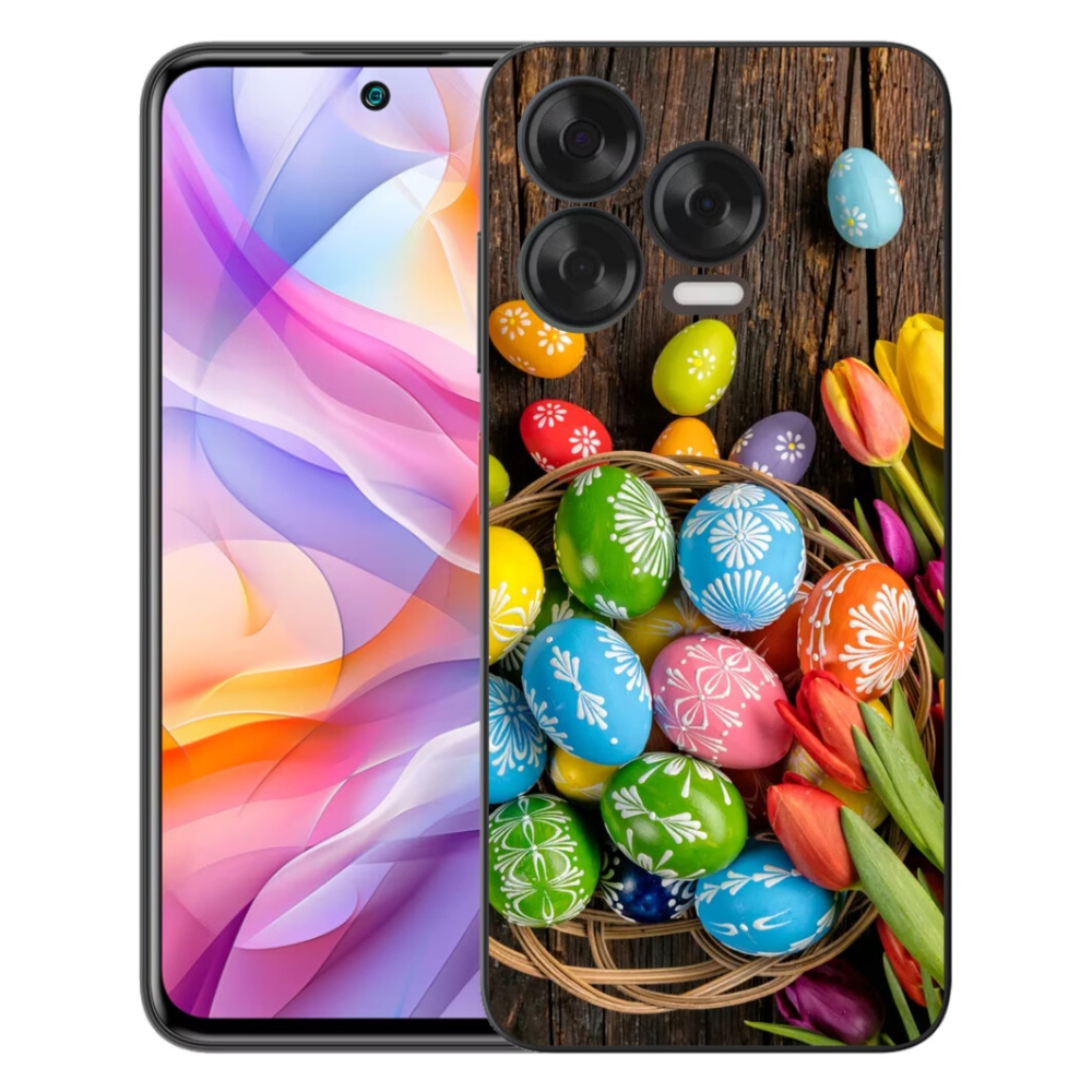 Gelový kryt mmCase na ZTE Blade V70 Vita - velikonoční vajíčka