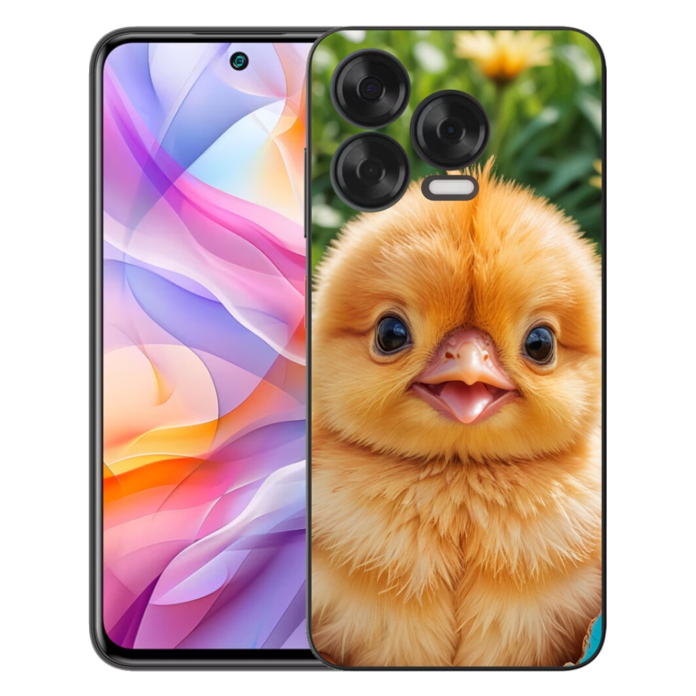 Gelový kryt mmCase na ZTE Blade V70 Vita - veselé kuřátko