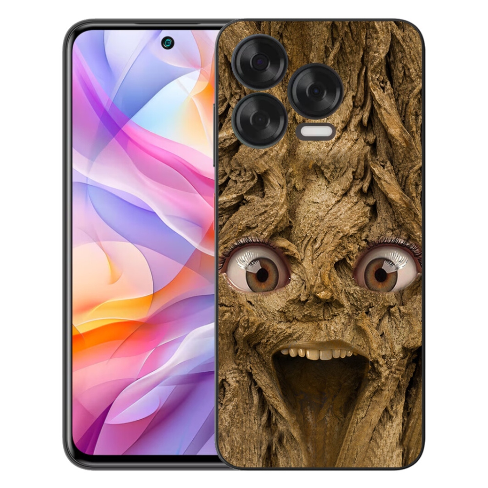 Gelový kryt mmCase na ZTE Blade V70 Vita - veselý strom s očima