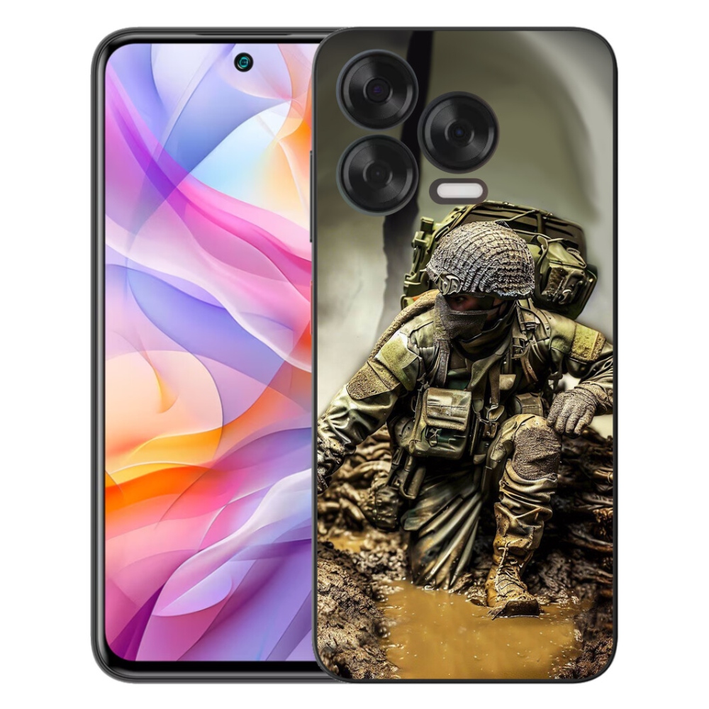 Gelový kryt mmCase na ZTE Blade V70 Vita - voják