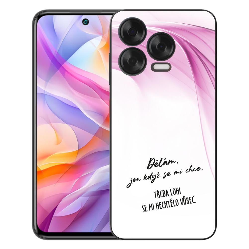 Gelový kryt mmCase na ZTE Blade V70 Vita - vtipný text 12 bílé pozadí