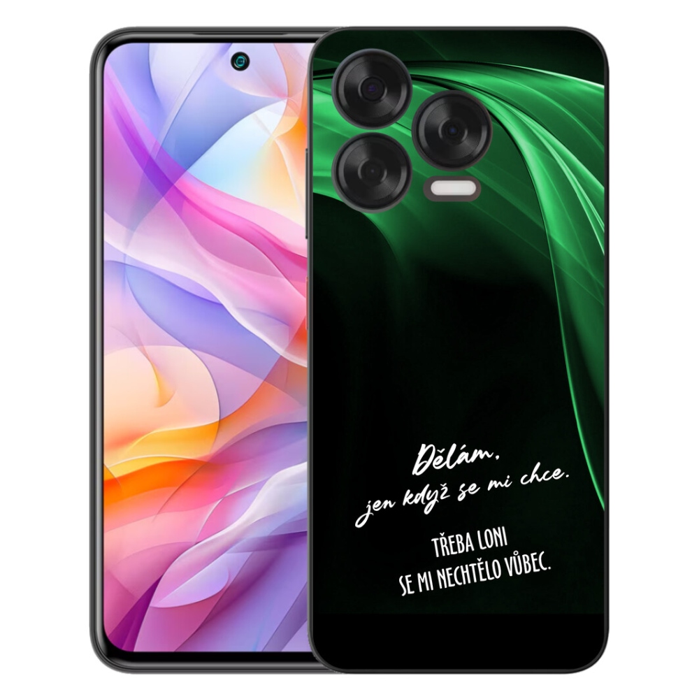 Gelový kryt mmCase na ZTE Blade V70 Vita - vtipný text 12 černé pozadí
