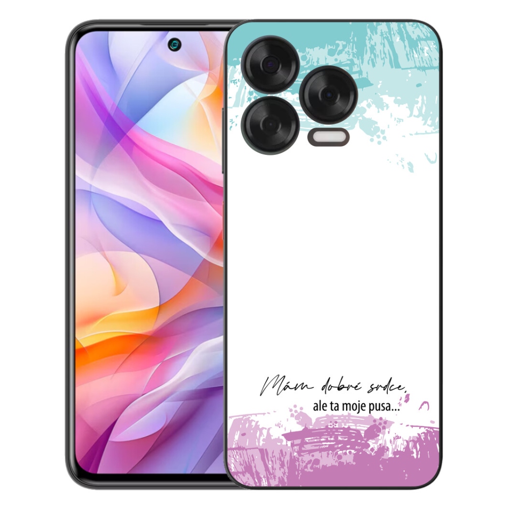 Gelový kryt mmCase na ZTE Blade V70 Vita - vtipný text 3 bílé pozadí