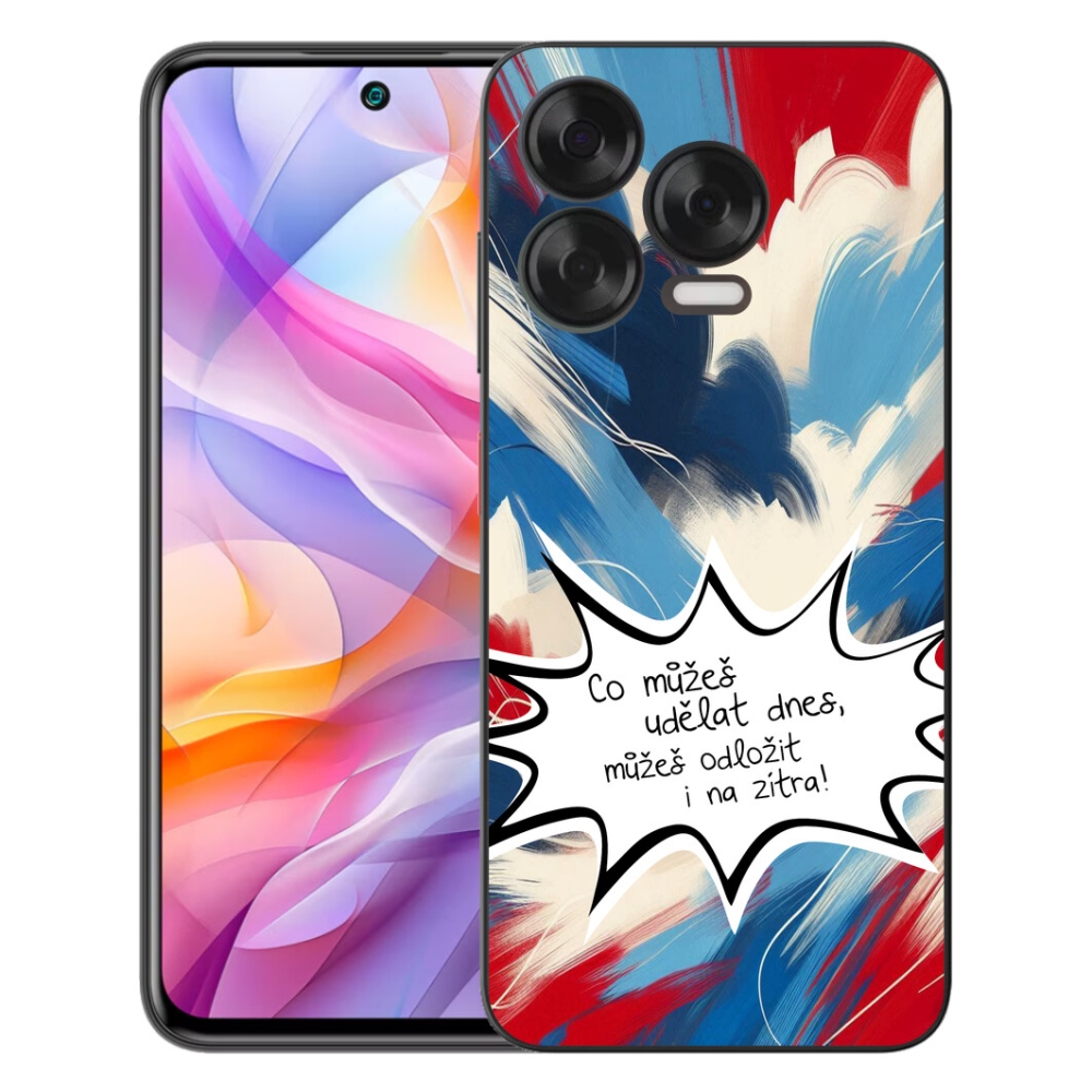 Gelový kryt mmCase na ZTE Blade V70 Vita - vtipný text 9 bílé pozadí