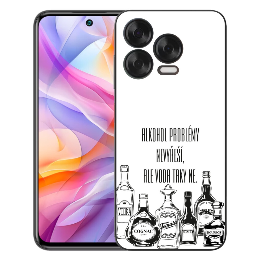 Gelový kryt mmCase na ZTE Blade V70 Vita - vtipný text bílé pozadí