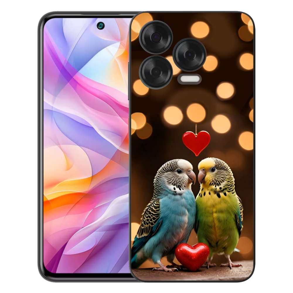 Gelový kryt mmCase na ZTE Blade V70 Vita - zamilovaní papoušci