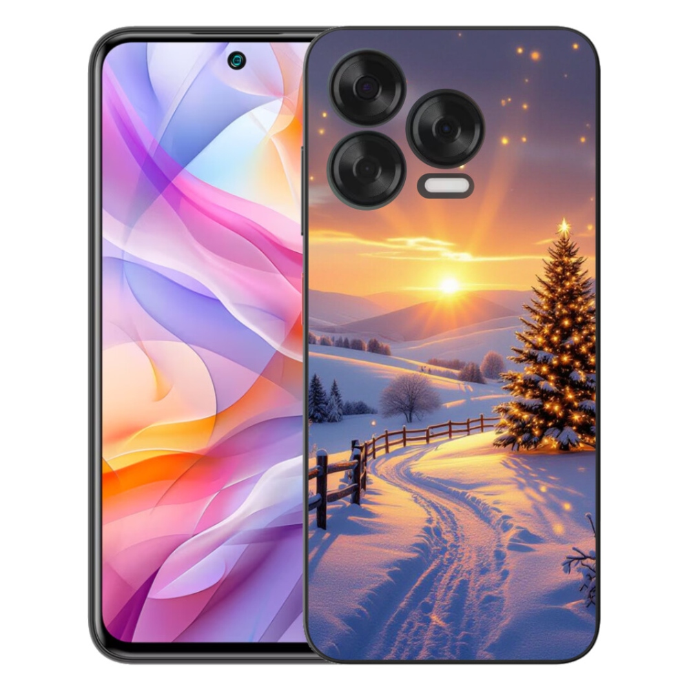 Gelový kryt mmCase na ZTE Blade V70 Vita - zimní krajina