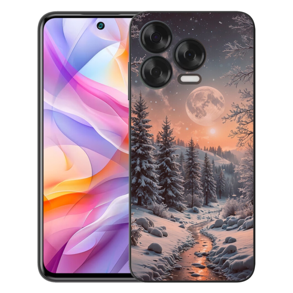 Gelový kryt mmCase na ZTE Blade V70 Vita - zimní krajina 2