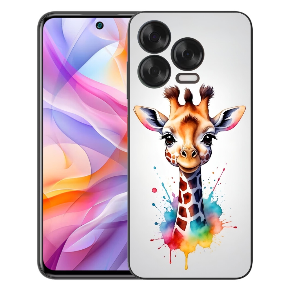 Gelový kryt mmCase na ZTE Blade V70 Vita - žirafa 1