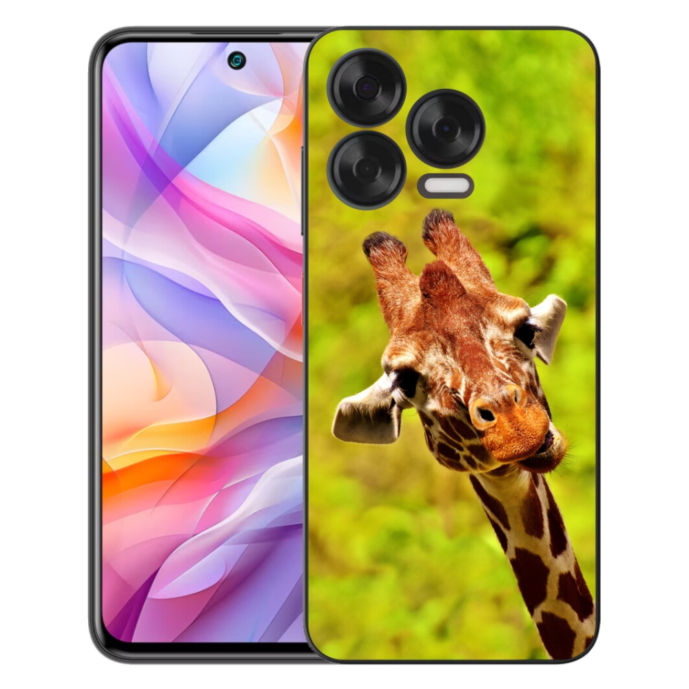 Gelový kryt mmCase na ZTE Blade V70 Vita - žirafa