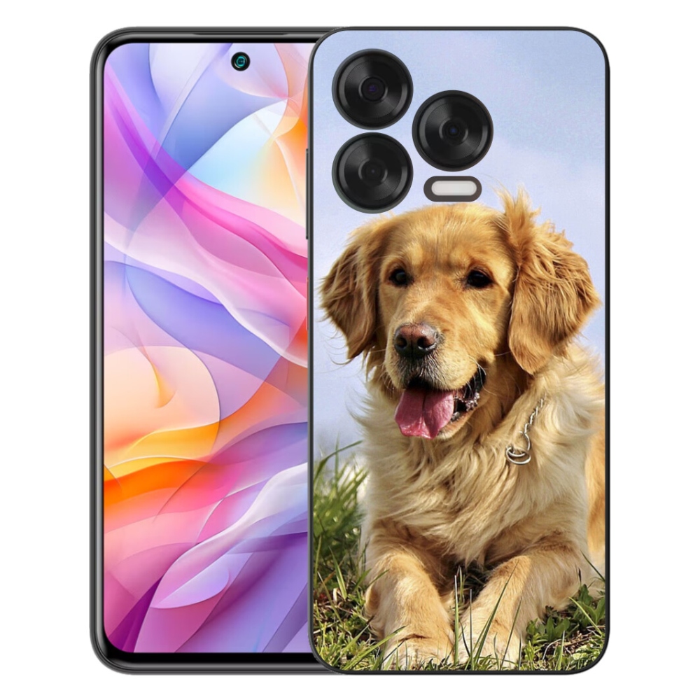 Gelový kryt mmCase na ZTE Blade V70 Vita - zlatý retrívr