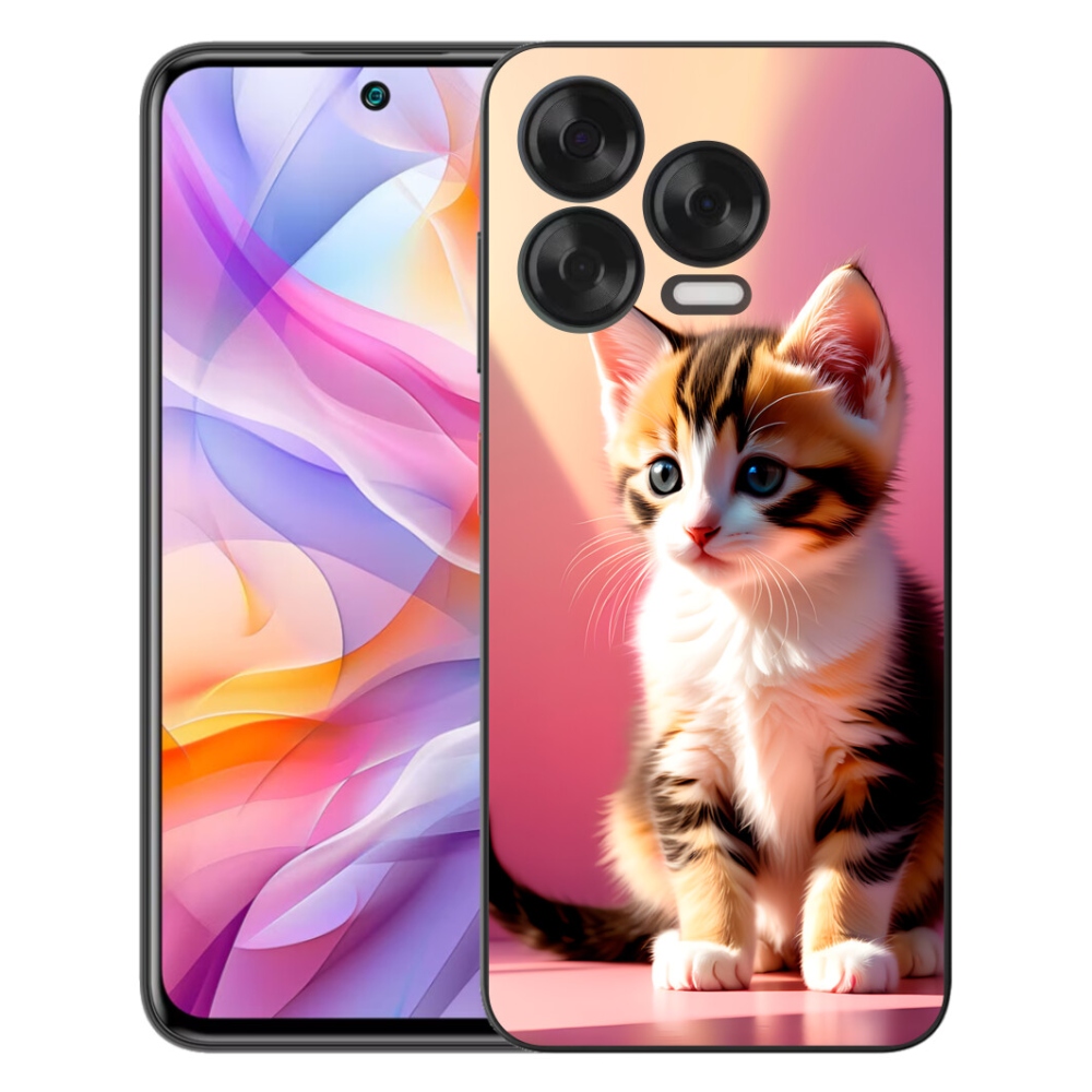 Gelový kryt mmCase na ZTE Blade V70 Vita - zvědavé kotě 2