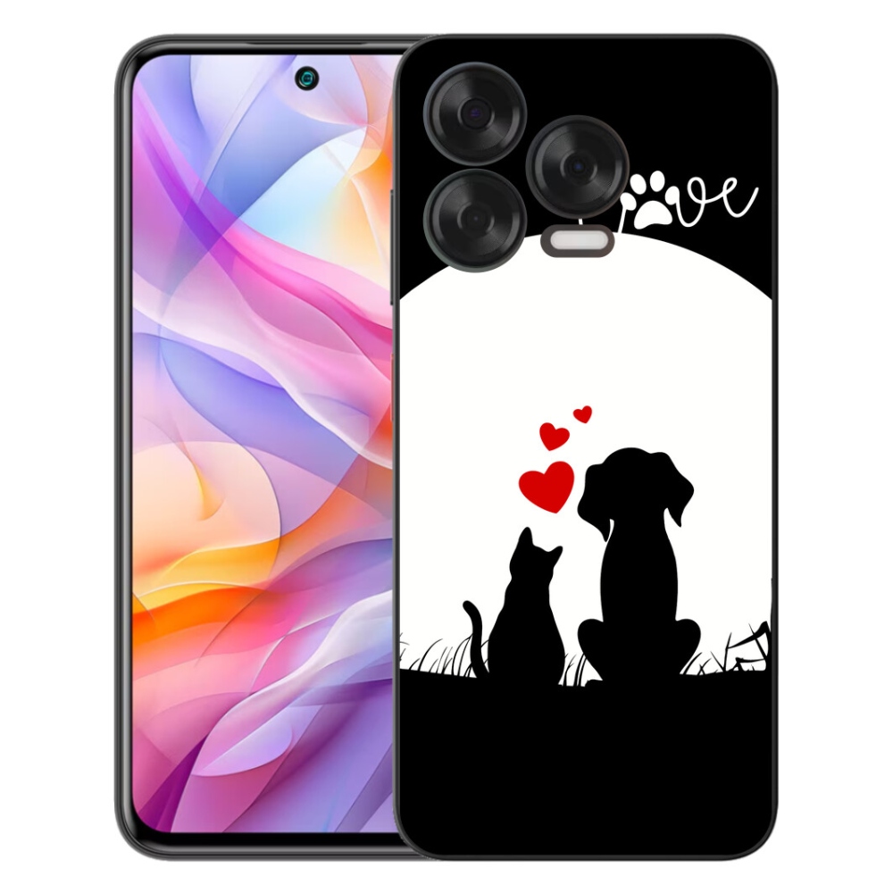 Gelový kryt mmCase na ZTE Blade V70 Vita - zvířecí láska