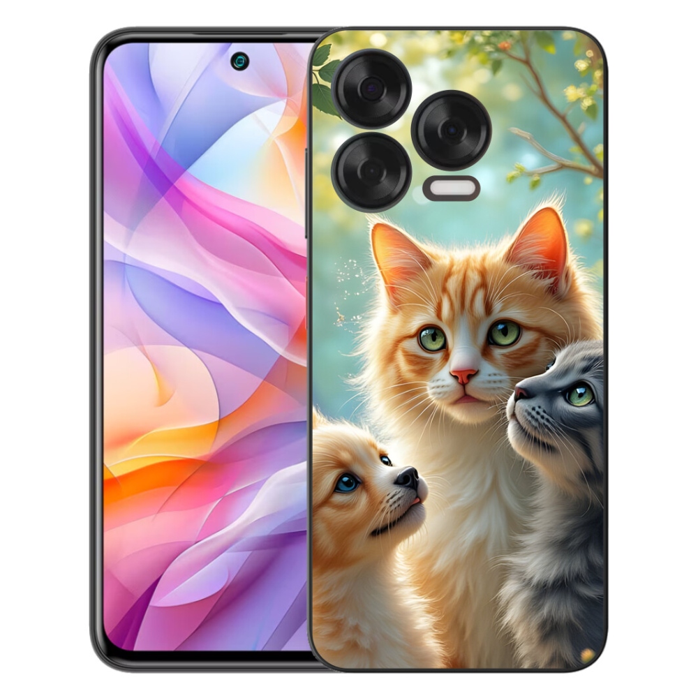 Gelový kryt mmCase na ZTE Blade V70 Vita - zvířecí přátelství 2