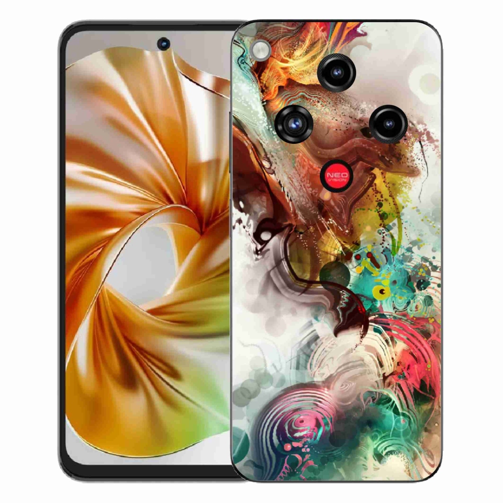 Gelový kryt mmCase na ZTE Nubia Focus 2 - abstrakt 1