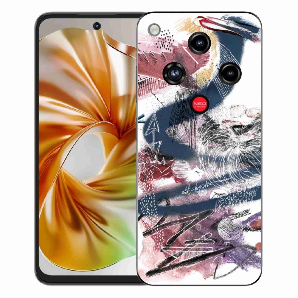 Gelový kryt mmCase na ZTE Nubia Focus 2 - abstraktní motiv 28
