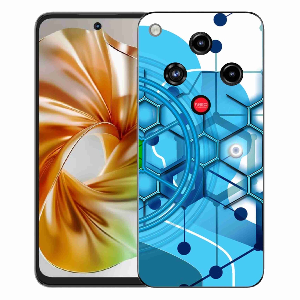 Gelový kryt mmCase na ZTE Nubia Focus 2 - abstraktní vzor 2