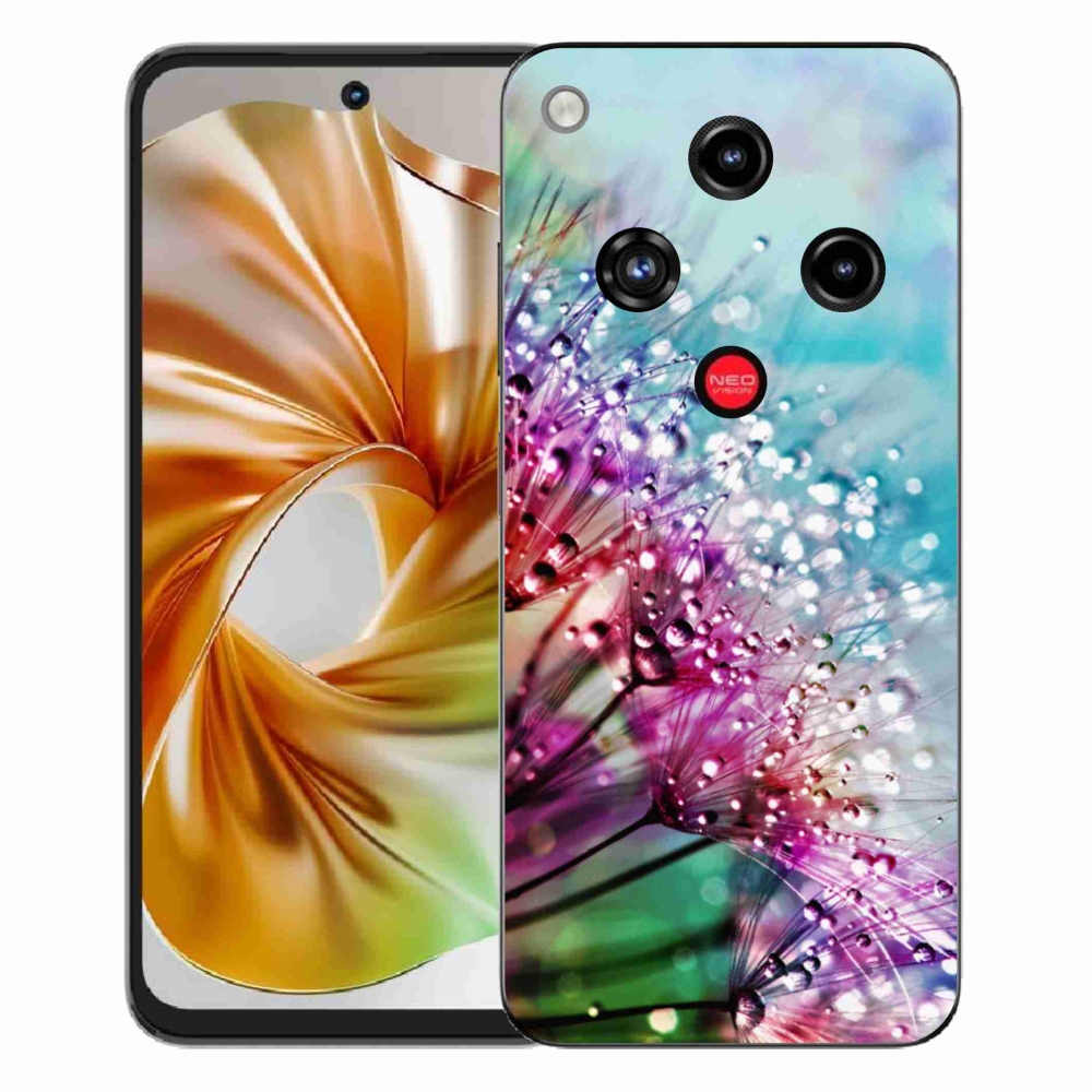 Gelový kryt mmCase na ZTE Nubia Focus 2 - barevné květy