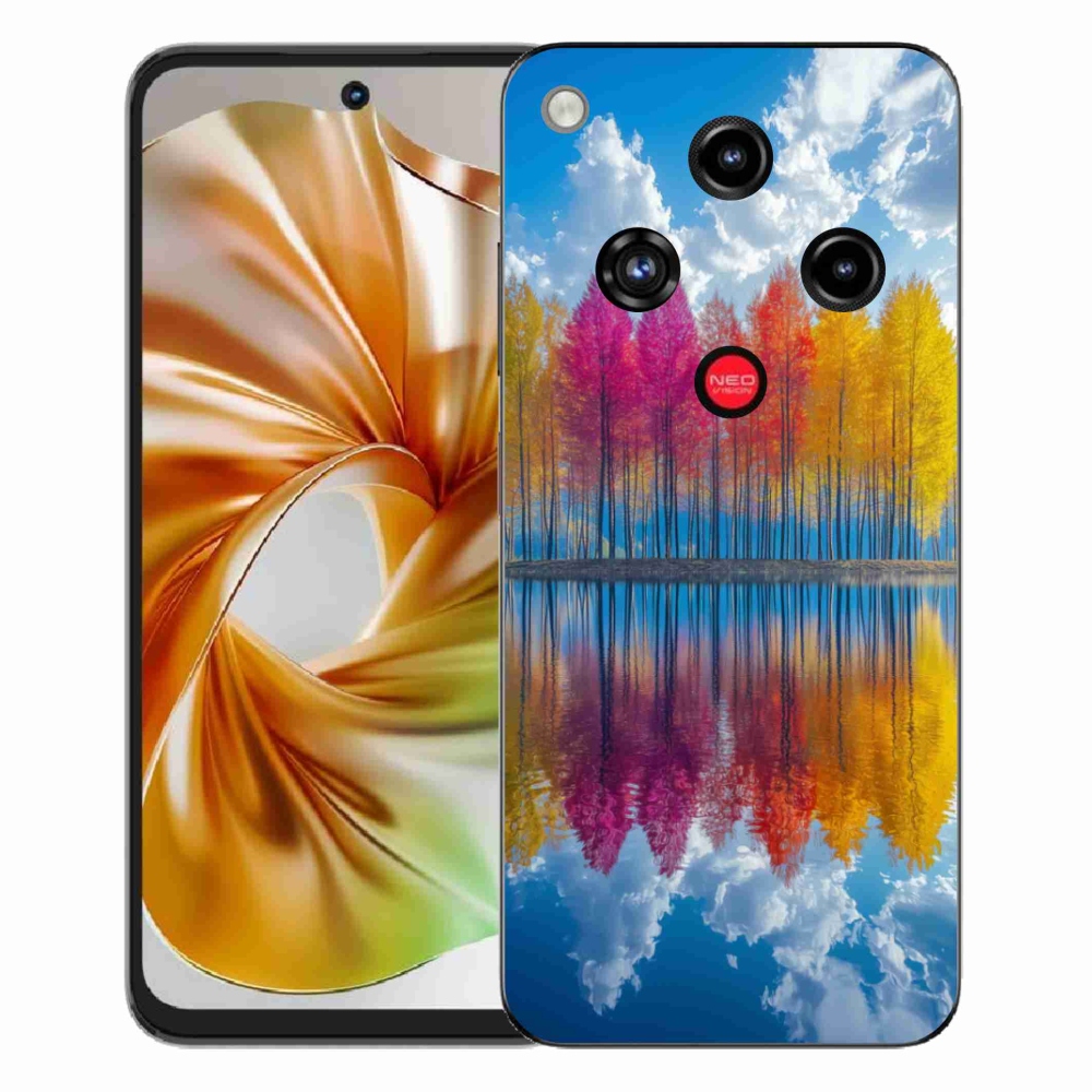 Gelový kryt mmCase na ZTE Nubia Focus 2 - barevné stromy