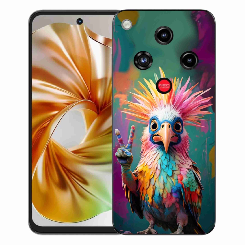 Gelový kryt mmCase na ZTE Nubia Focus 2 - barevný rebel