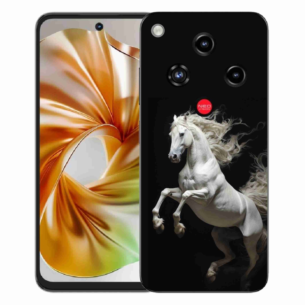 Gelový kryt mmCase na ZTE Nubia Focus 2 - bílý kůň 4