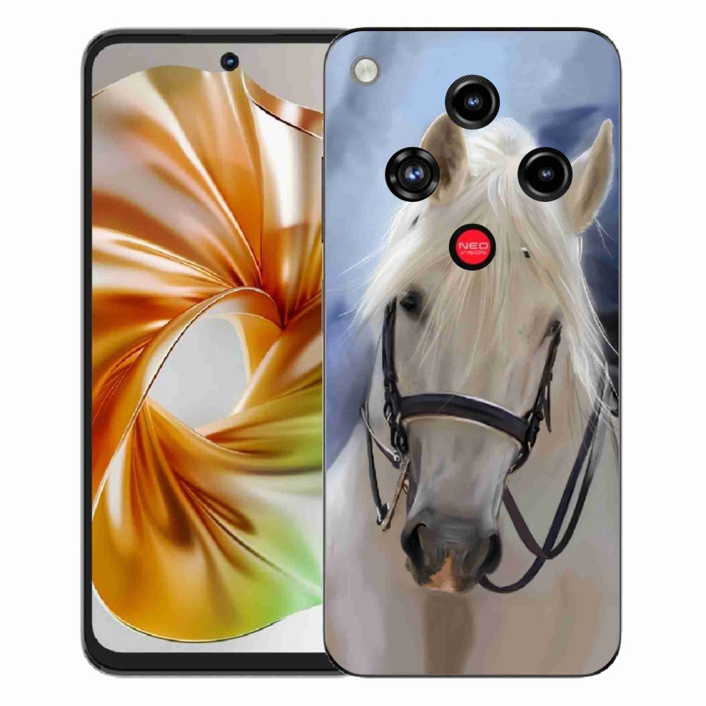 Gelový kryt mmCase na ZTE Nubia Focus 2 - bílý kůň