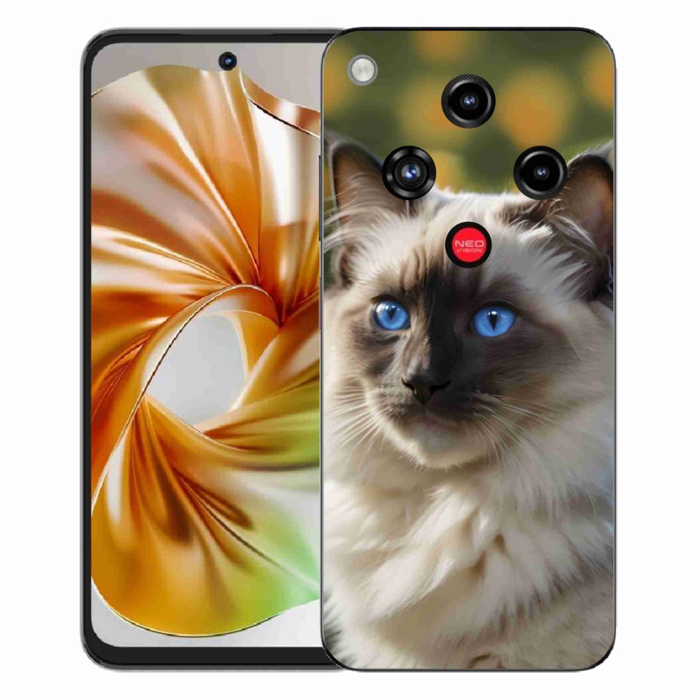 Gelový kryt mmCase na ZTE Nubia Focus 2 - bílý ragdoll