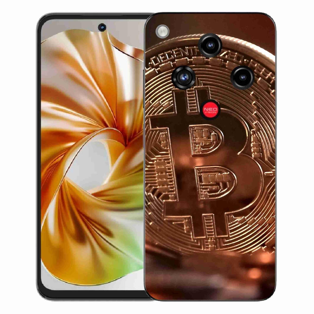 Gelový kryt mmCase na ZTE Nubia Focus 2 - bitcoin