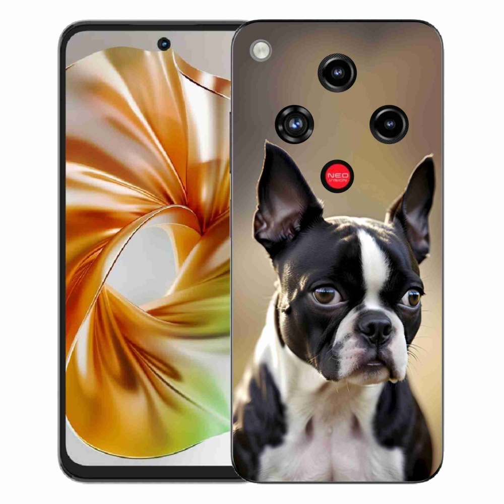 Gelový kryt mmCase na ZTE Nubia Focus 2 - bostonský teriér