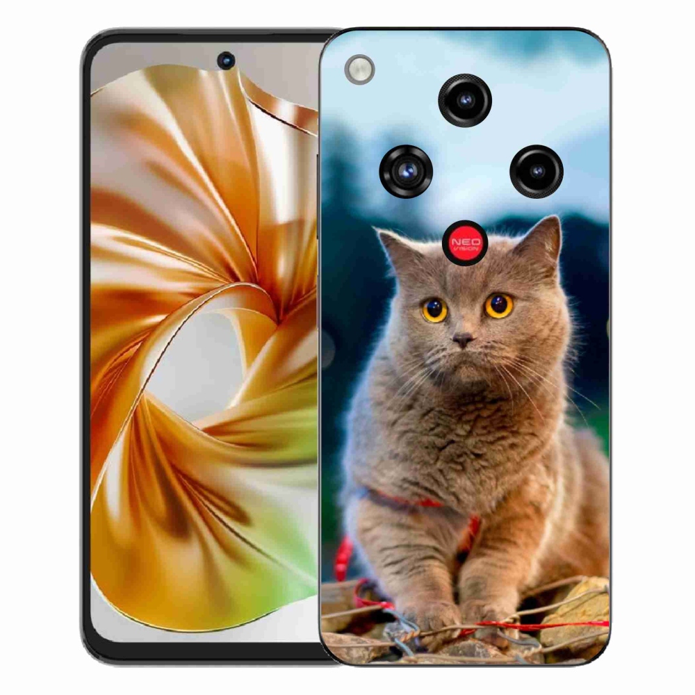 Gelový kryt mmCase na ZTE Nubia Focus 2 - britská modrá 2