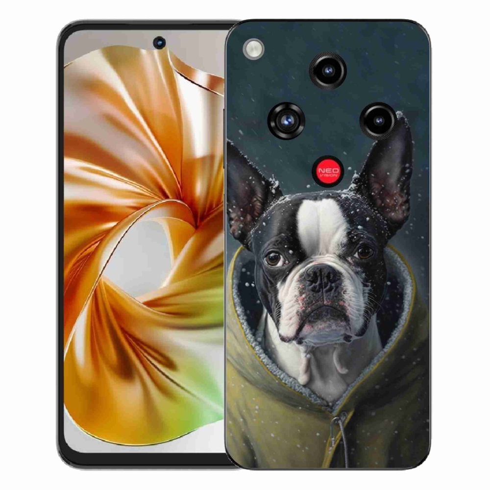 Gelový kryt mmCase na ZTE Nubia Focus 2 - buldoček